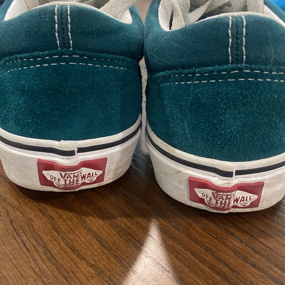 Sidewall Print Old Skool Vans (blue/green) - Picture 2 of 3